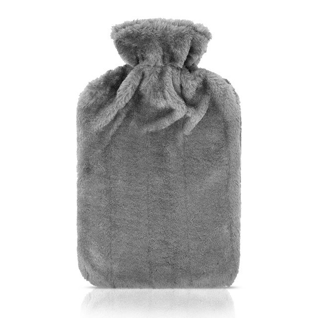 Hot Water Bottle With Cozy Fur Cover
