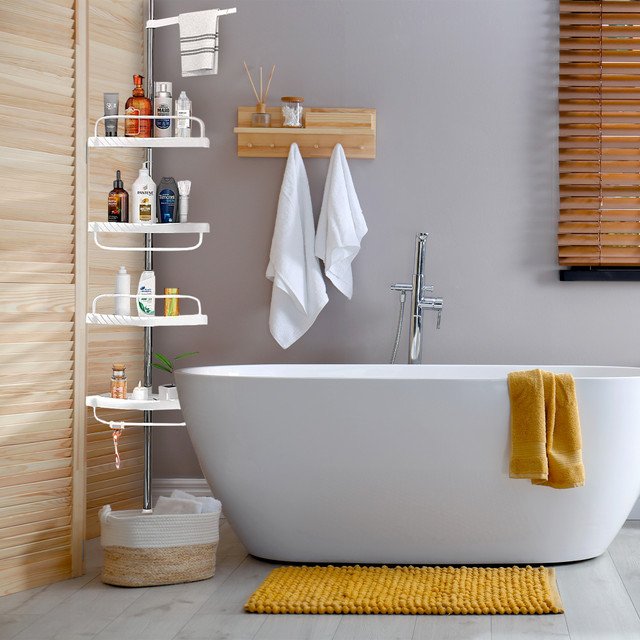 4 Tier Bathroom Corner Shelf thumbnail 3