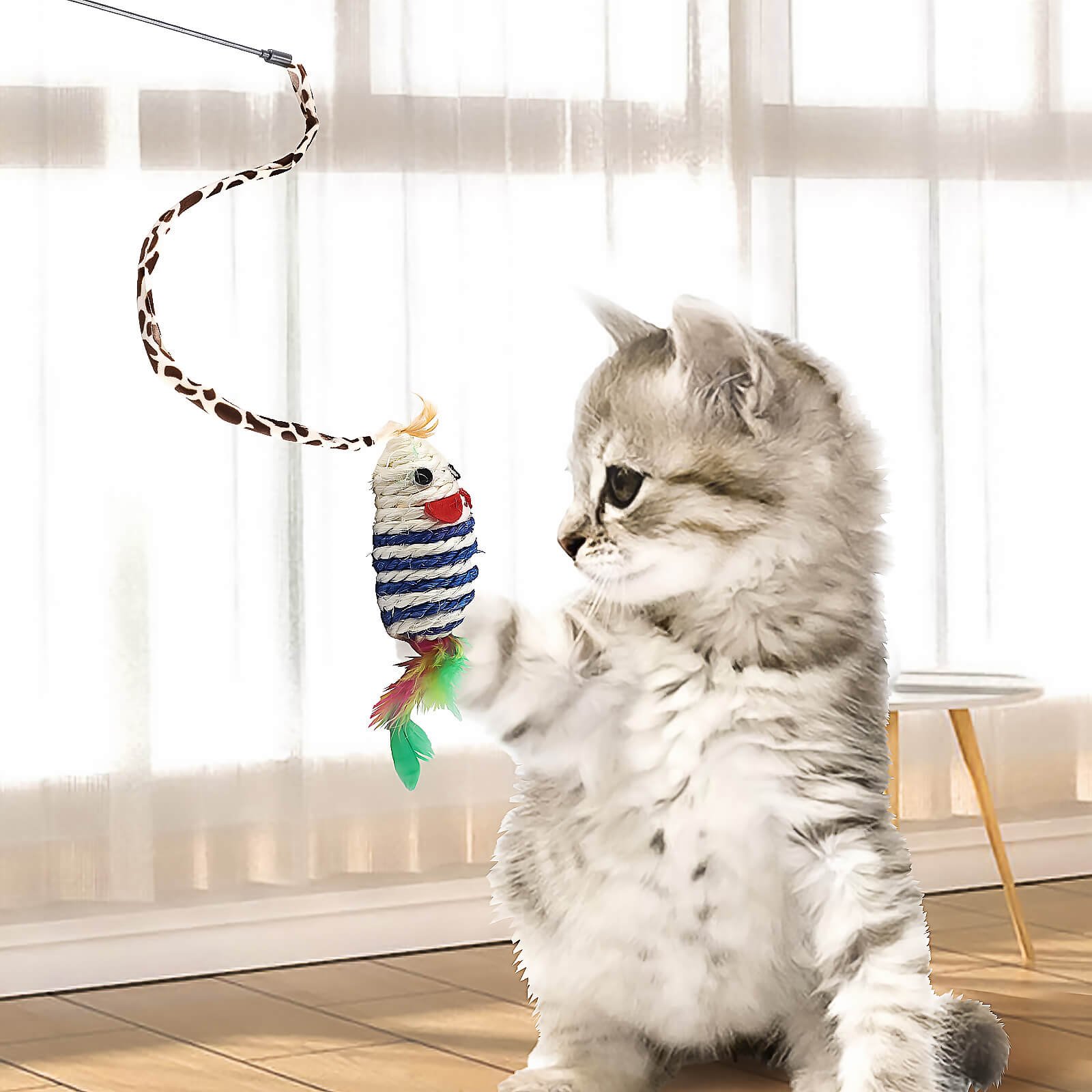 21 Pcs Cat Toys for Indoor thumbnail 6