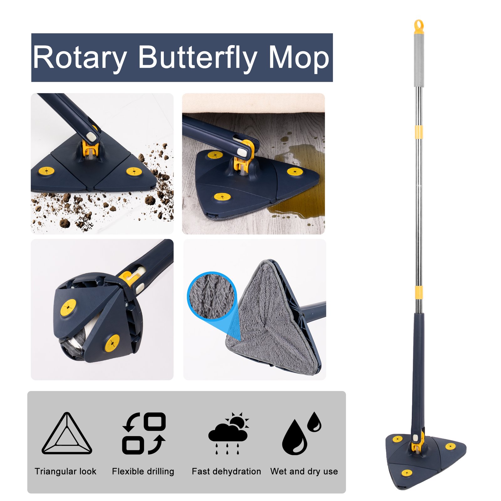 Triangle Cleaning Mop thumbnail 4