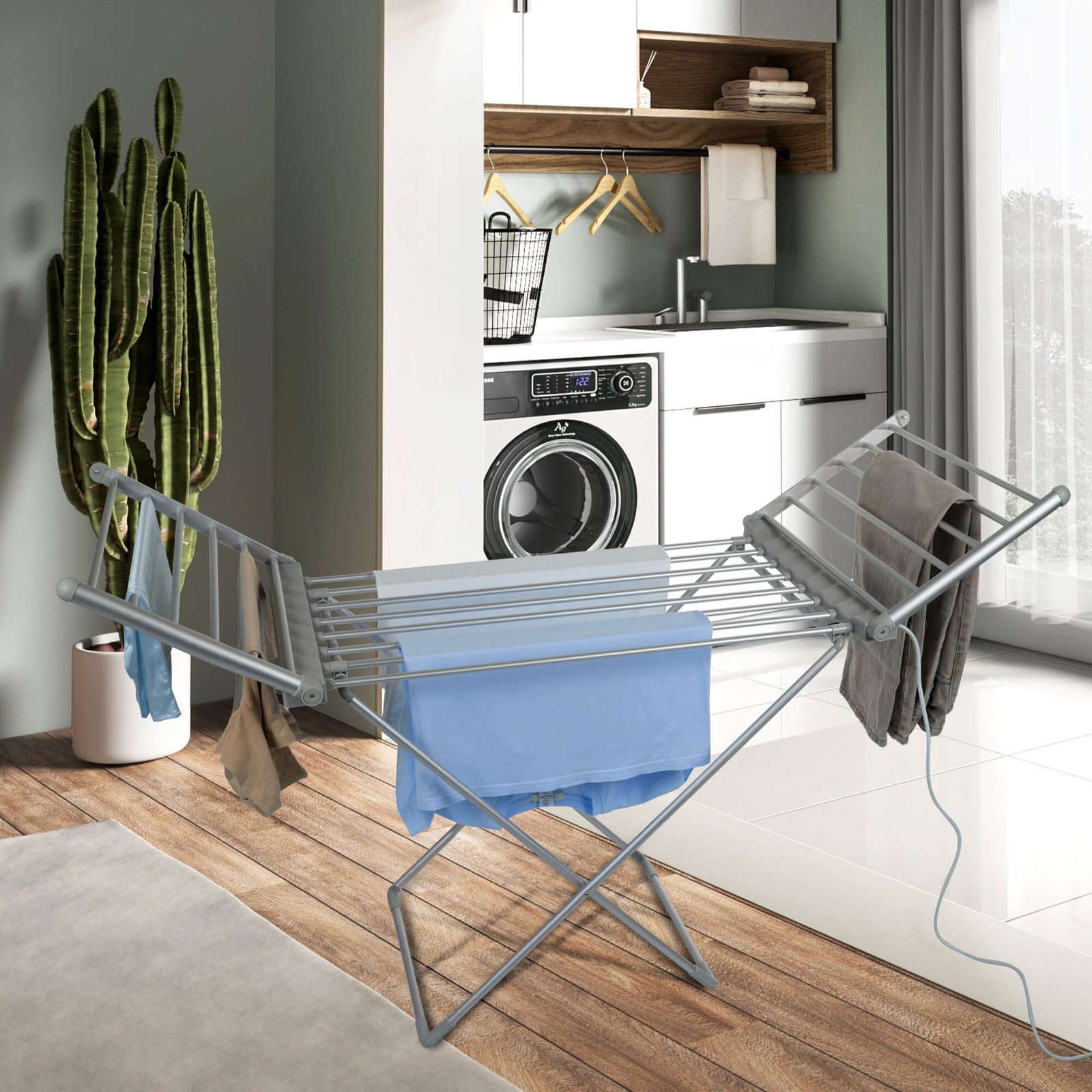 Wing Heated Clothes Foldable Airer thumbnail 8