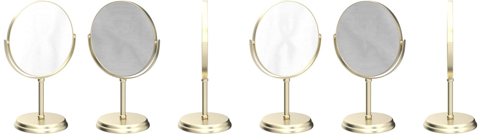 Tabletop Mount Vanity Round Mirror
