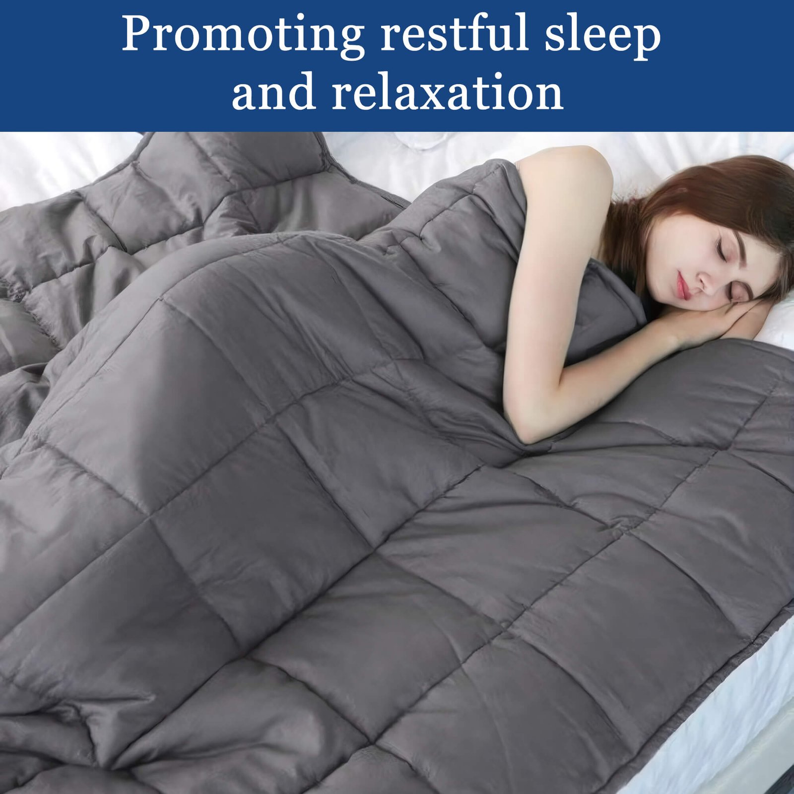 8kg Teddy Fleece Heavy Weighted Blanket