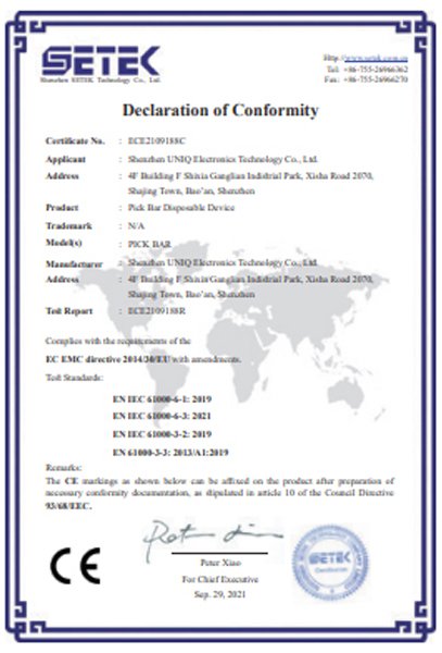 Certificate 1