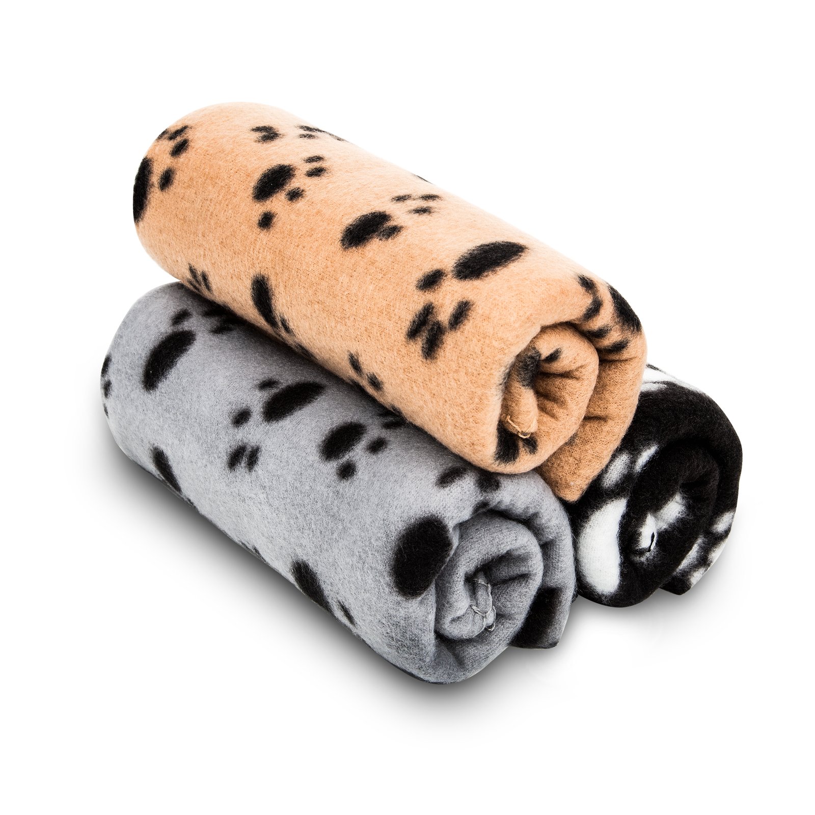 Pack of 3 Large Soft Fleece Pet Blanket