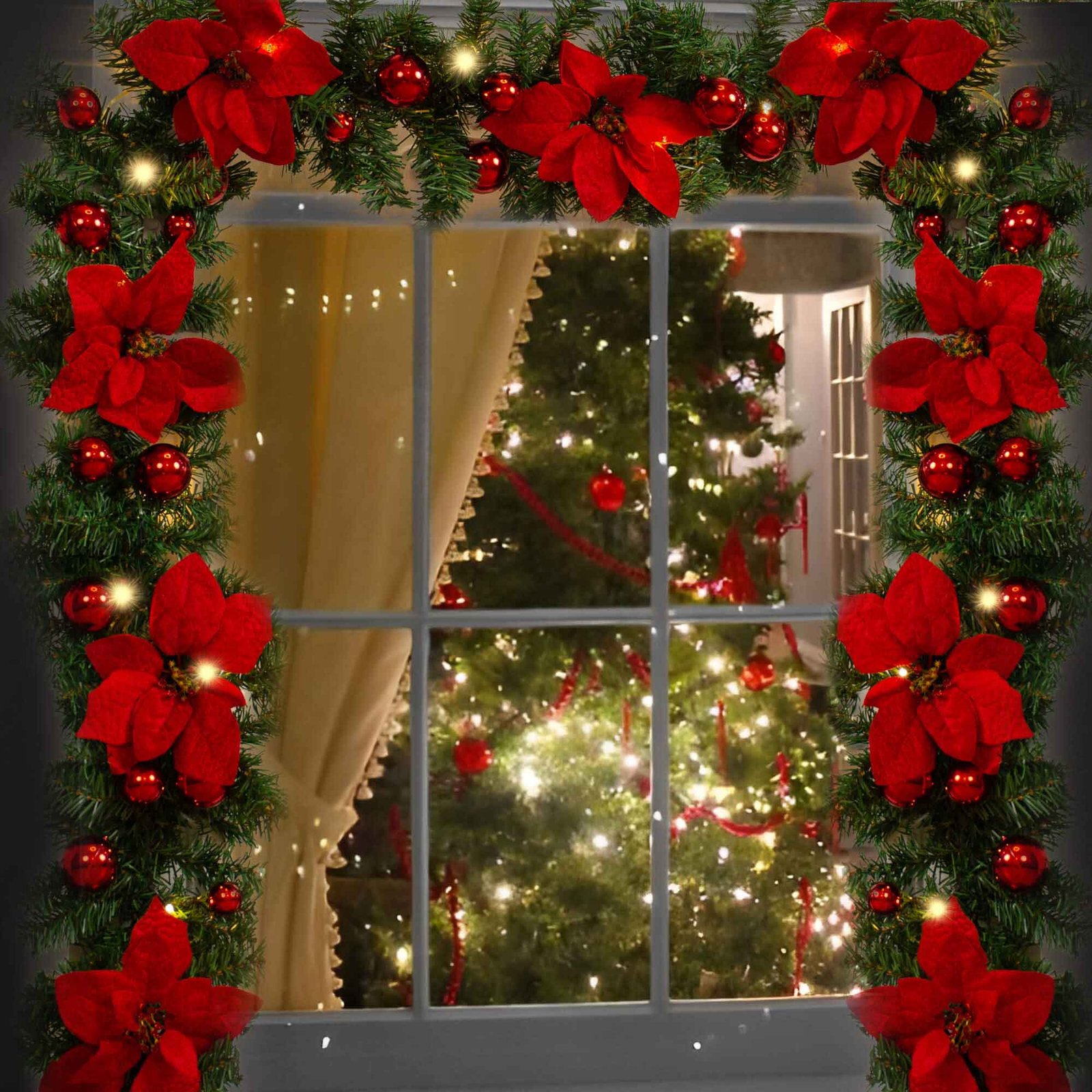 9FT Christmas Garland