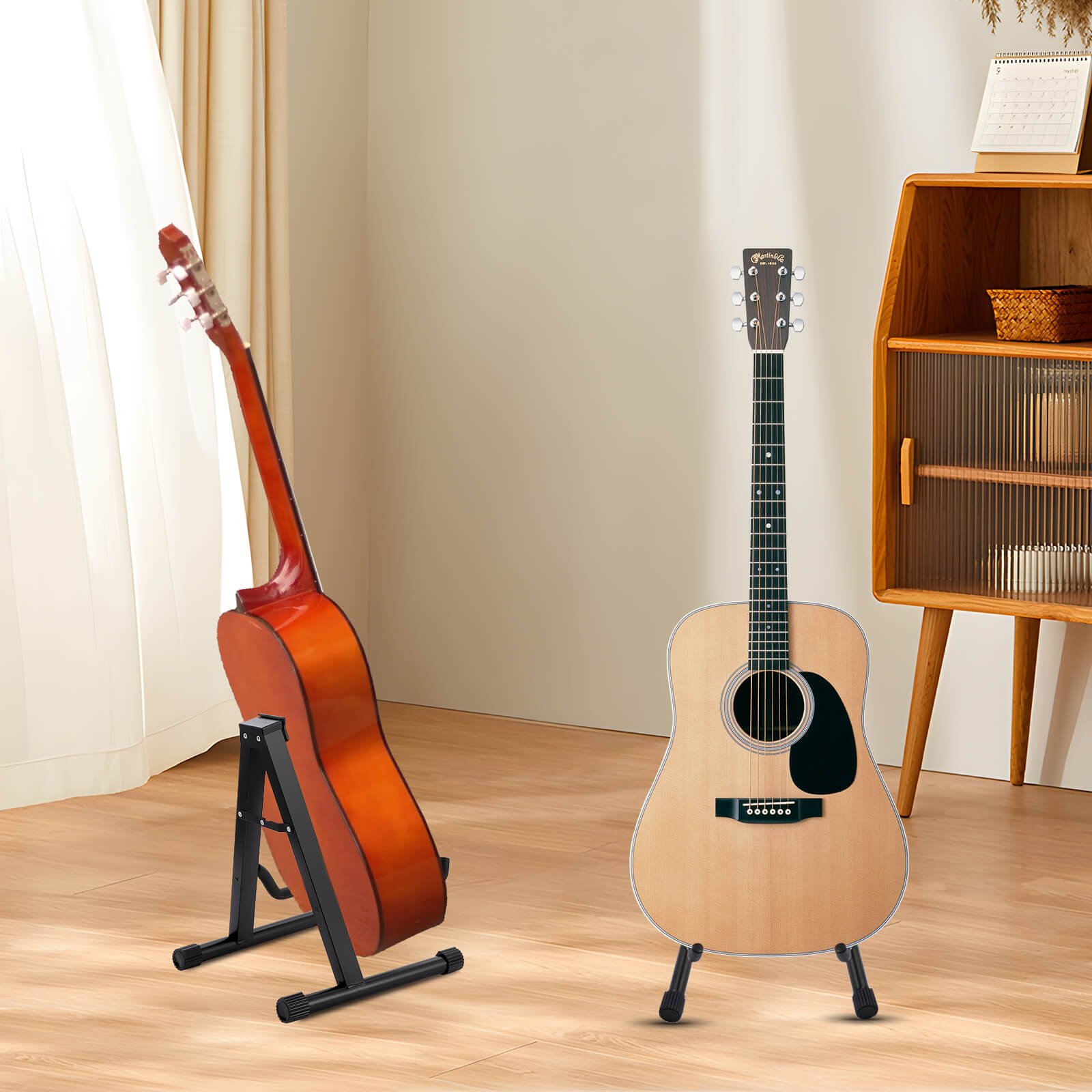 Guitar Stand with Wall Mounted Hook