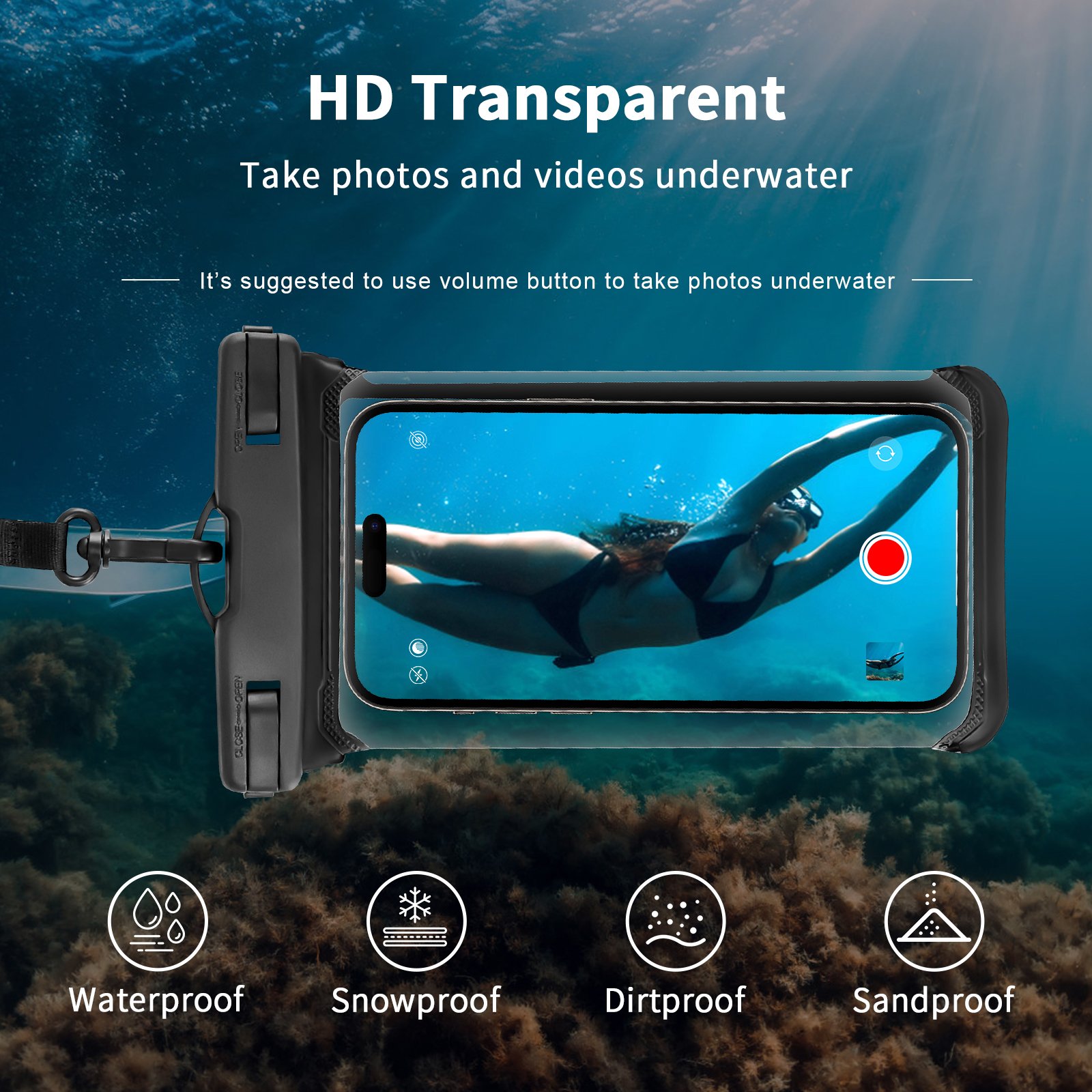 Waterproof Mobile Pouch PVC