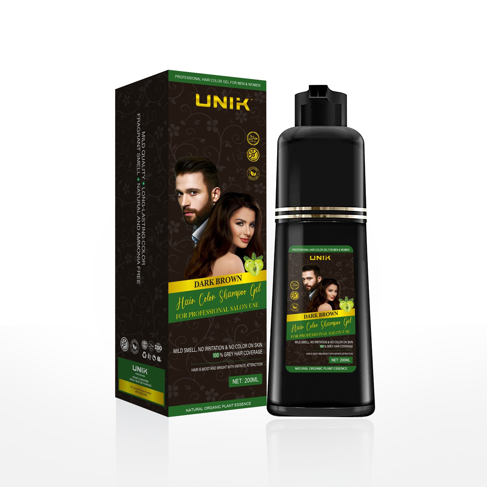 UNIK Hair color Shampoo Gel | 200ml