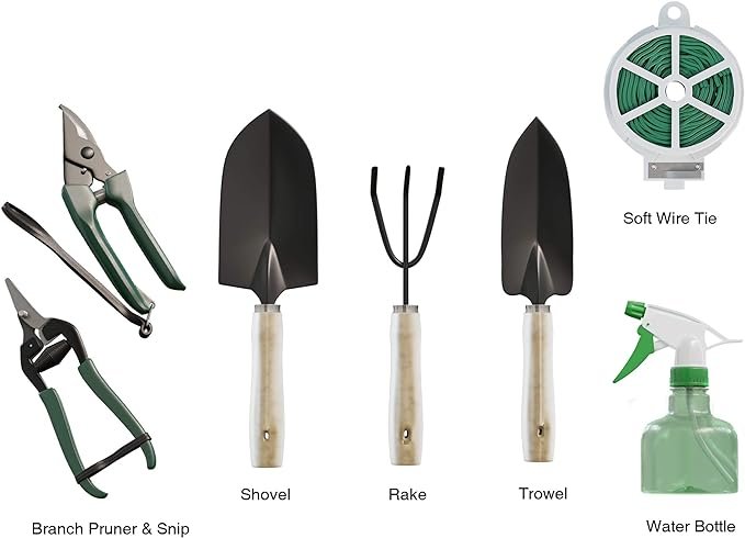 8 Piece Garden Hand Tool Set