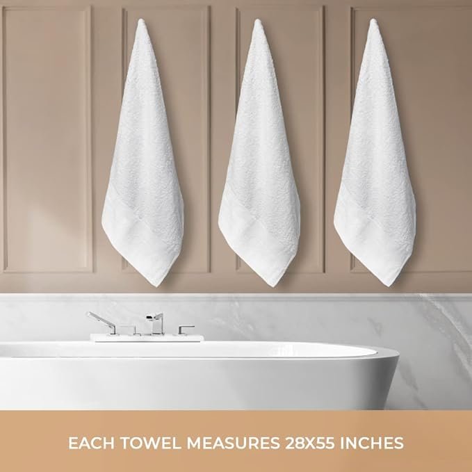 Bath Towels Set of 6